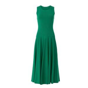 Plan C x RTR Women's Preloved Knit Fit and Flare Midi Dress Green Size XL